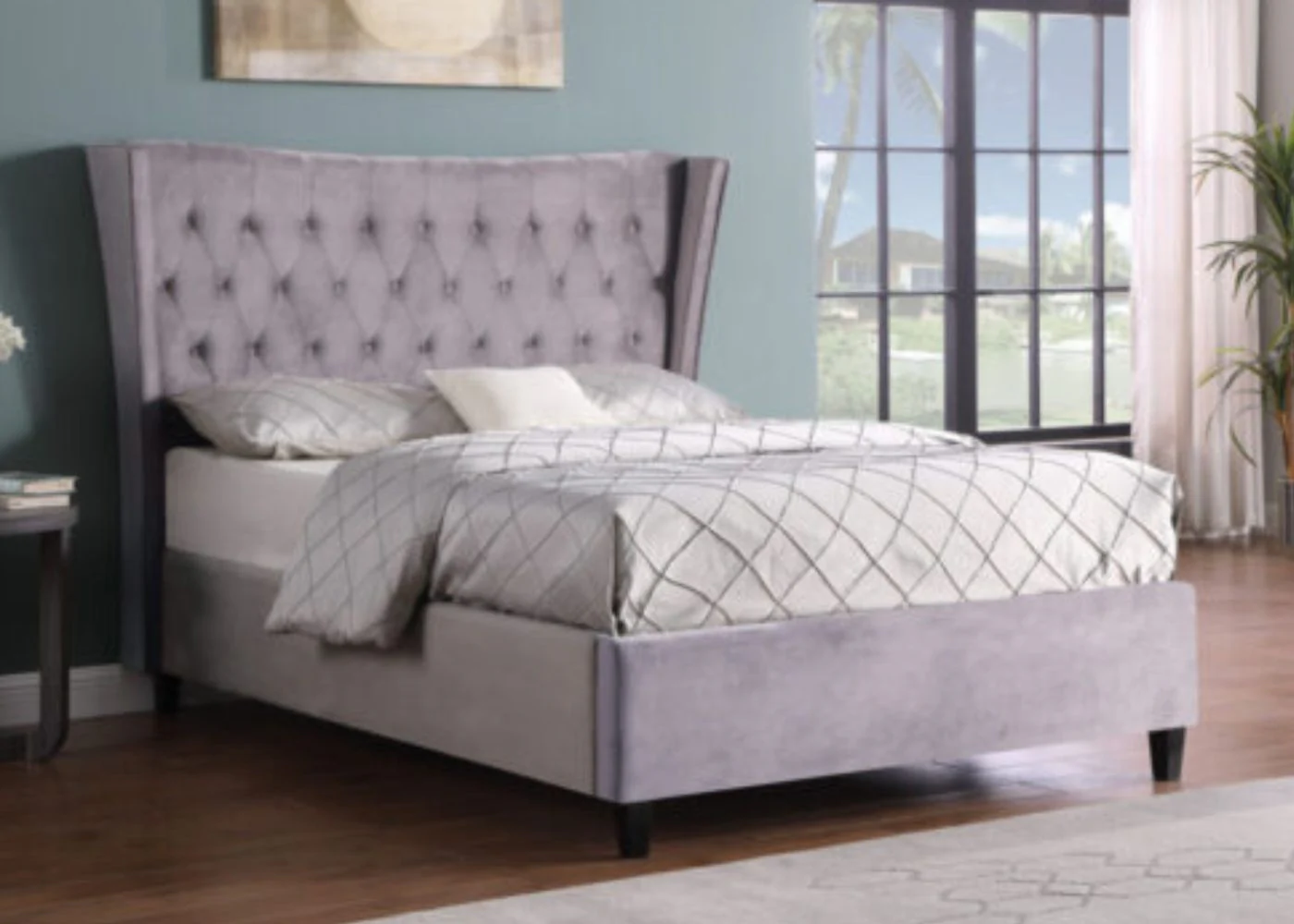 Kendrick Bedframe Range in Mink by MPD - Image 3