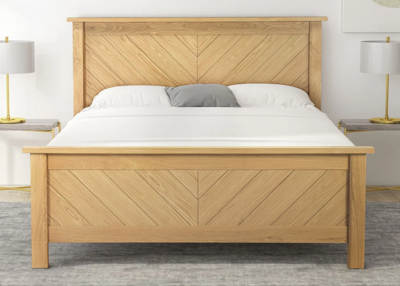 Kenji Oak Bedframe Range by Limelight
