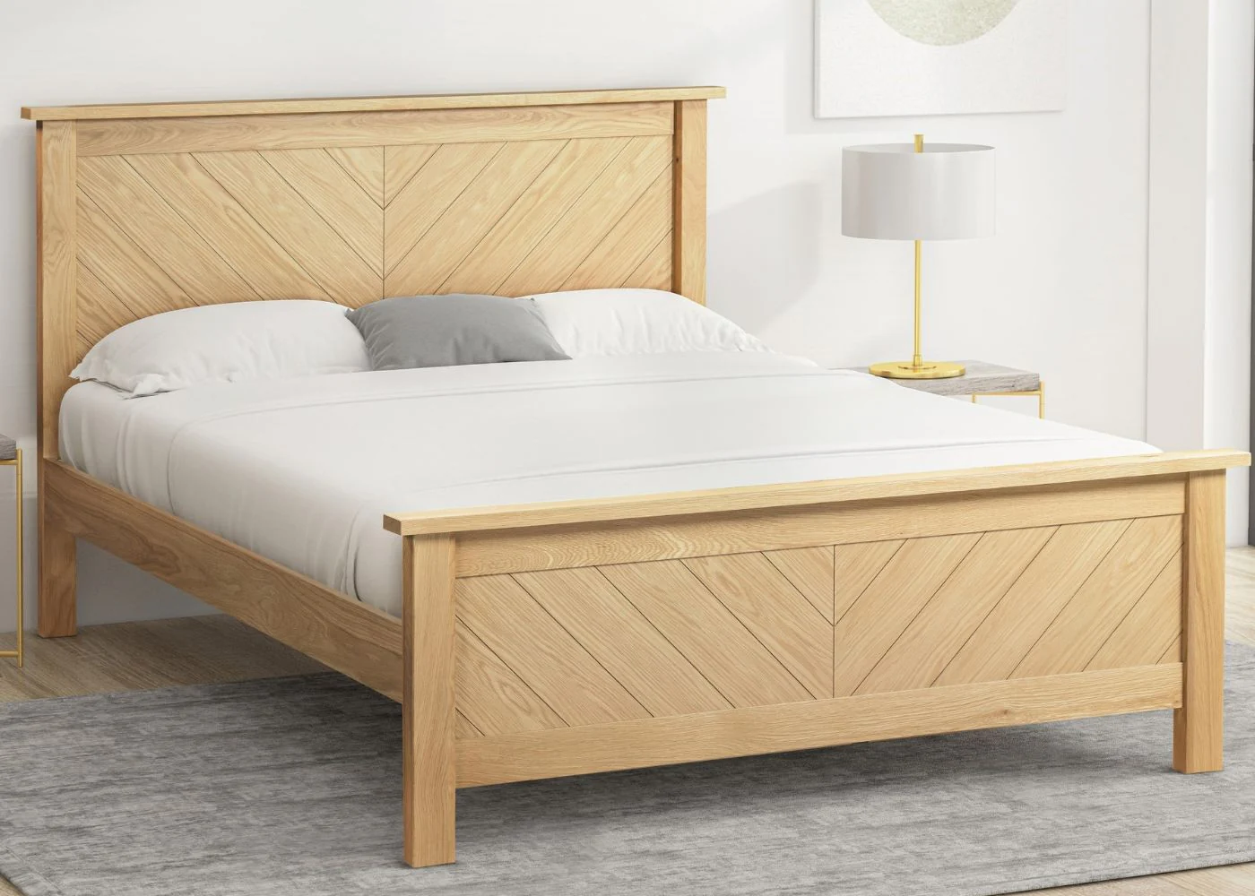 Kenji Oak Bedframe Range by Limelight - Image 16