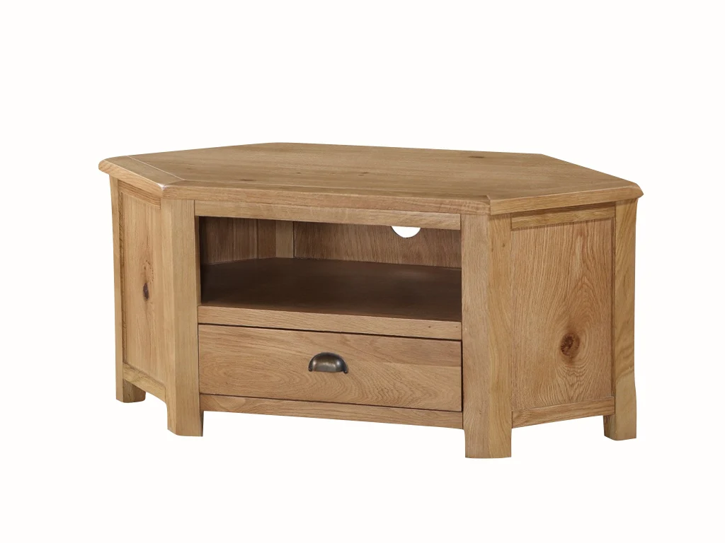 Kilmore Oak Corner TV Unit by Annaghmore
