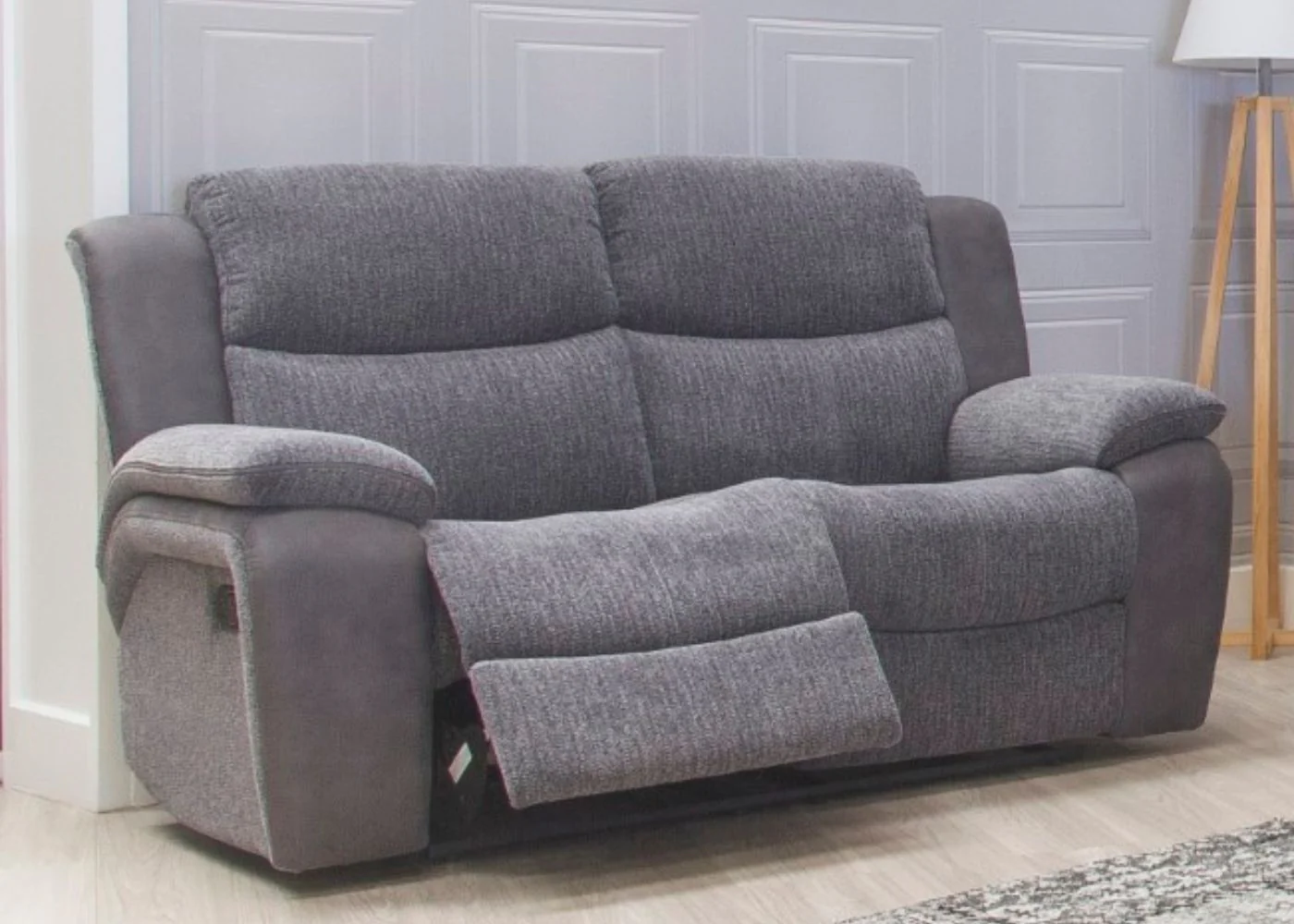 Legend Grey Fabric Reclining Sofa Range by Sofahouse - Image 7