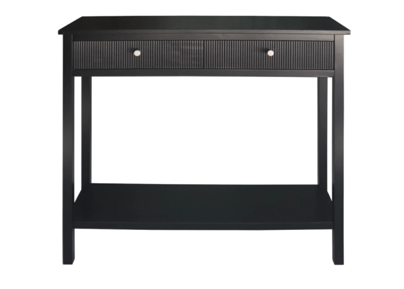 Lindon Black 2-Drawer Console Table by Lina Home - Image 3