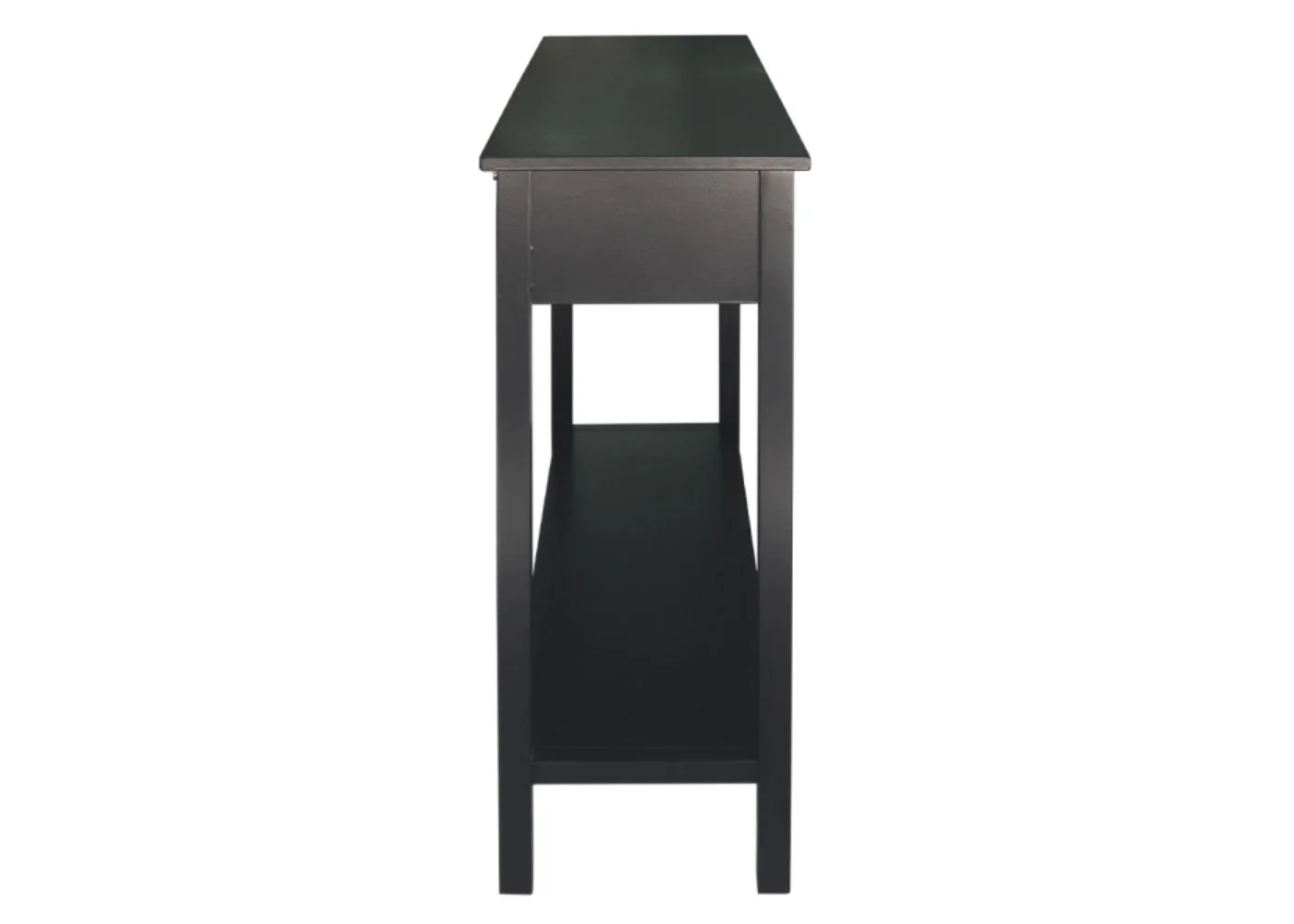 Lindon Black 2-Drawer Console Table by Lina Home - Image 4