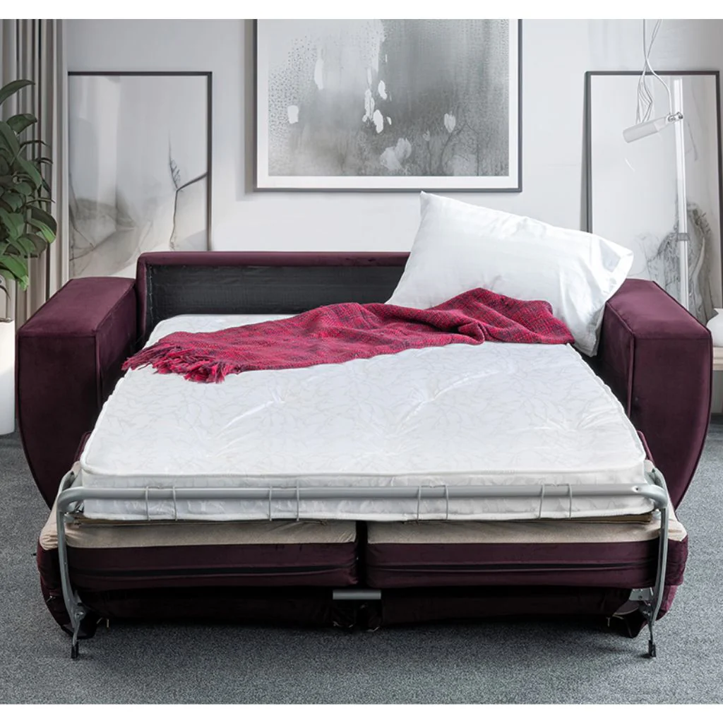 Linzi Aubergine Sofabed by Sweet Dreams - Image 2