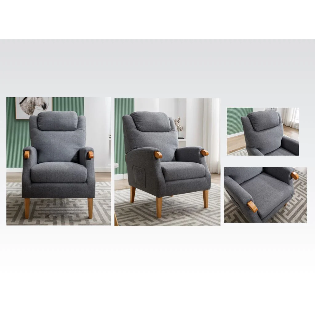 Grey Lisbon Fireside Chair by Annaghmore - Image 2
