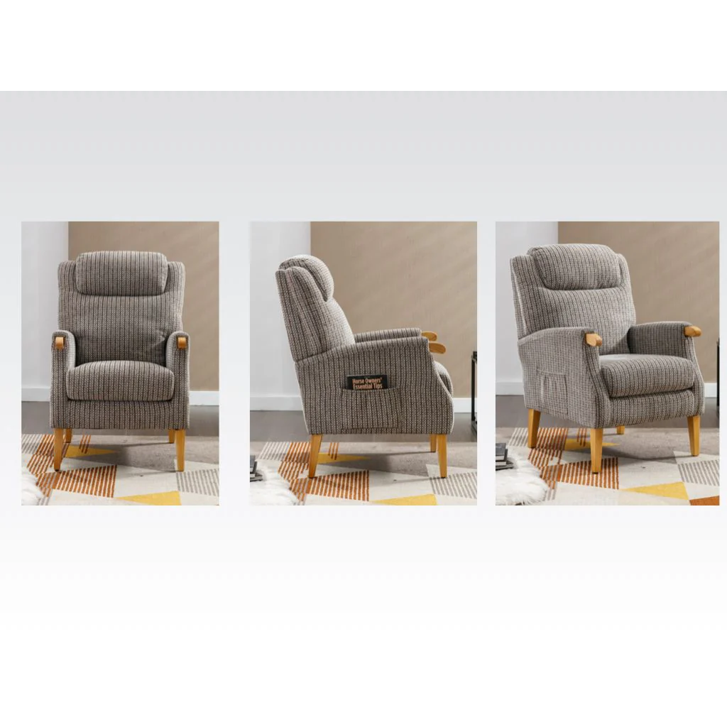 Lisbon Latte Fireside Chair by Annaghmore - Image 2