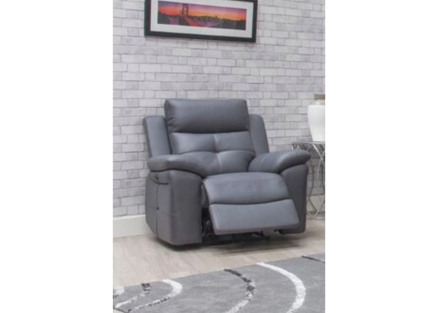 Lugano Electric Reclining Sofa Range in Dolphin Grey by SofaHouse - Image 4