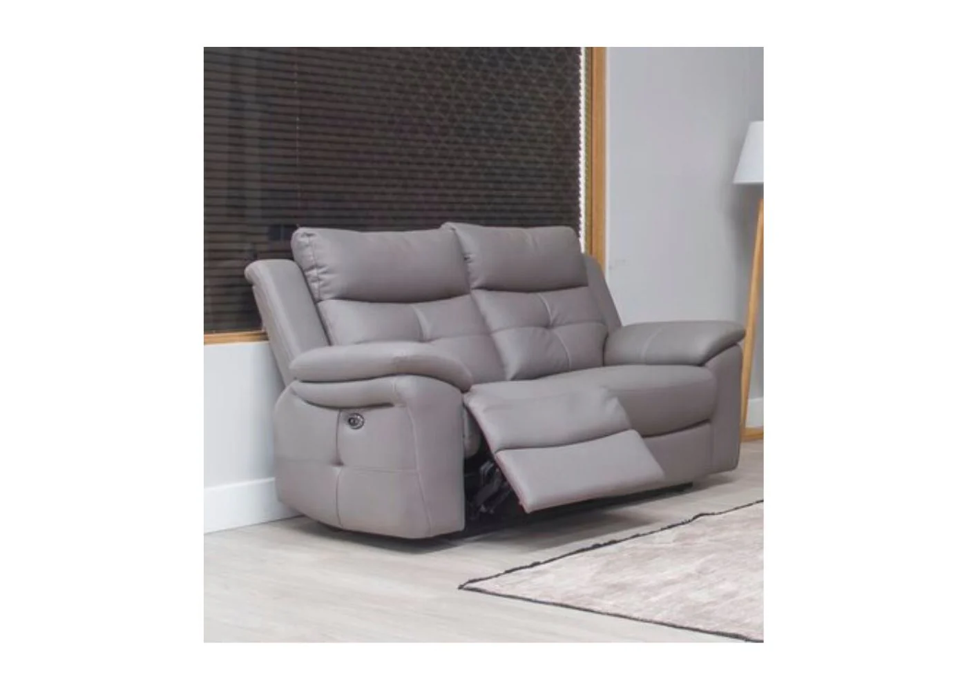 Lugano Electric Reclining Sofa Range in Storm Grey by SofaHouse - Image 5