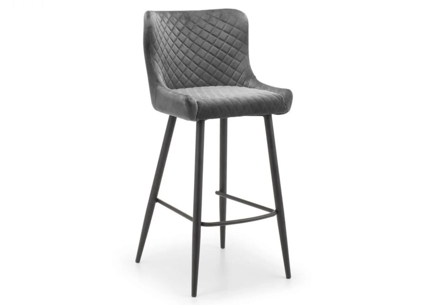 Luxe Velvet Barstool Range by Julian Bowen - Image 6