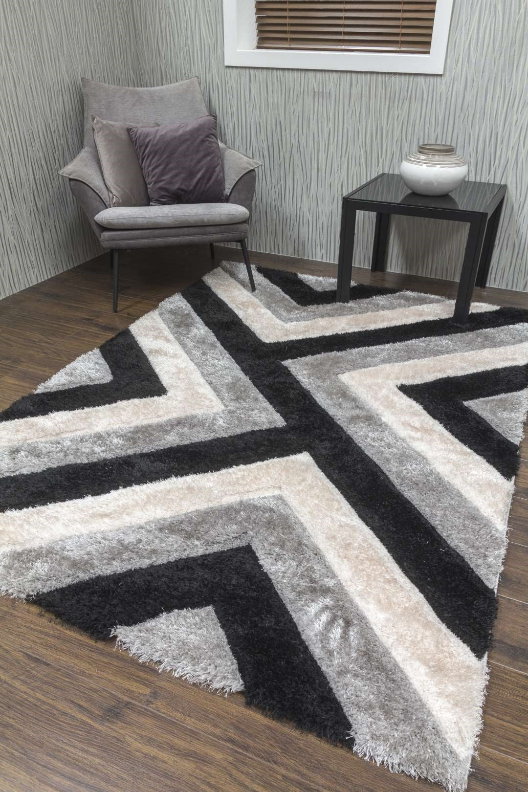 Luxus Cascade Grey Rug Range by Floor Trends - Image 2
