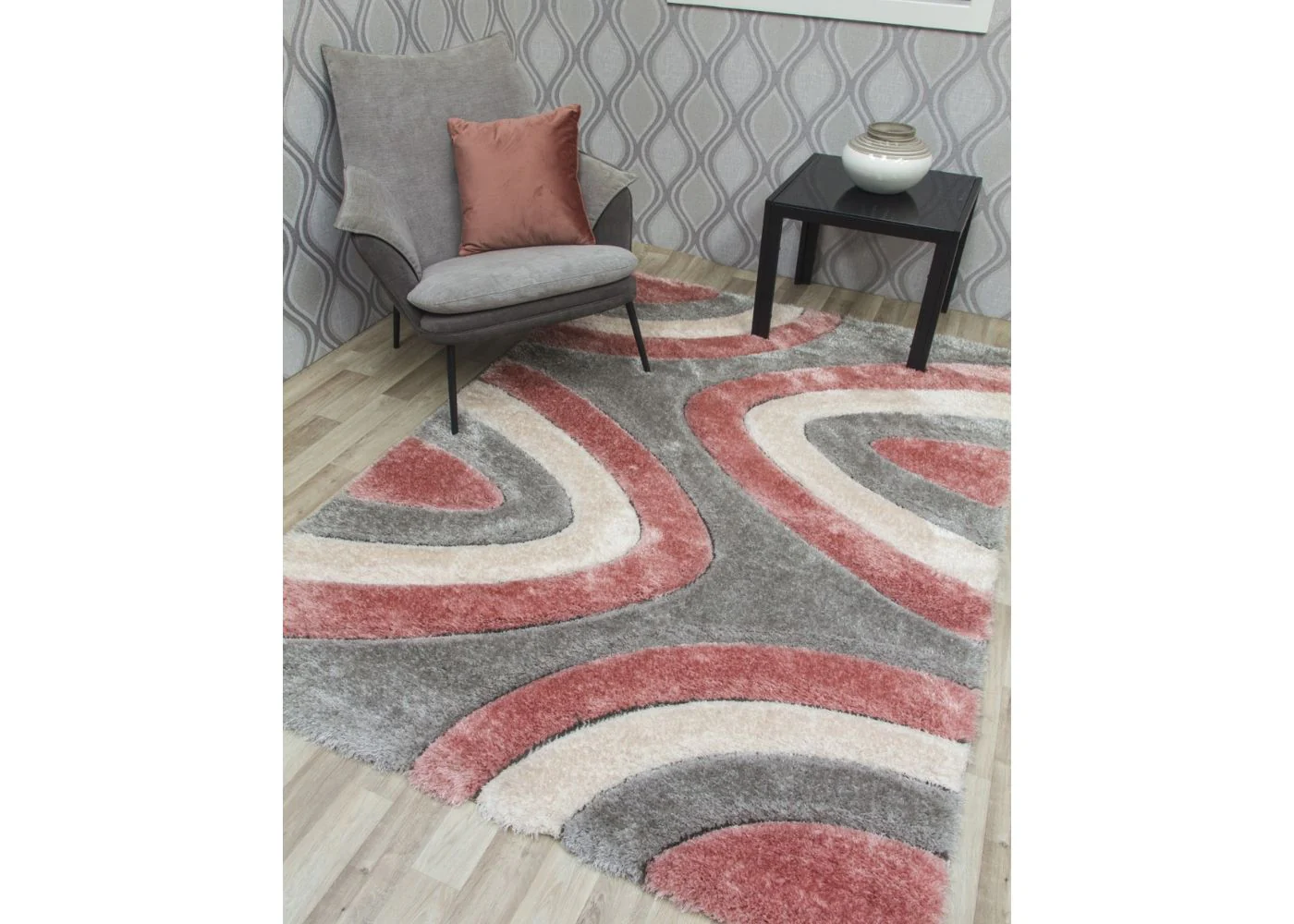 Luxus Multi Pink Rug Range by Floor Trends - Image 3