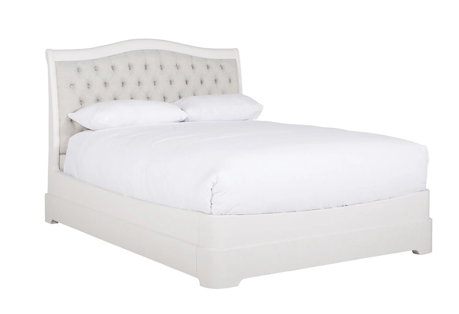 Mabel Bone Bedframe Range by Vida Living - Image 4