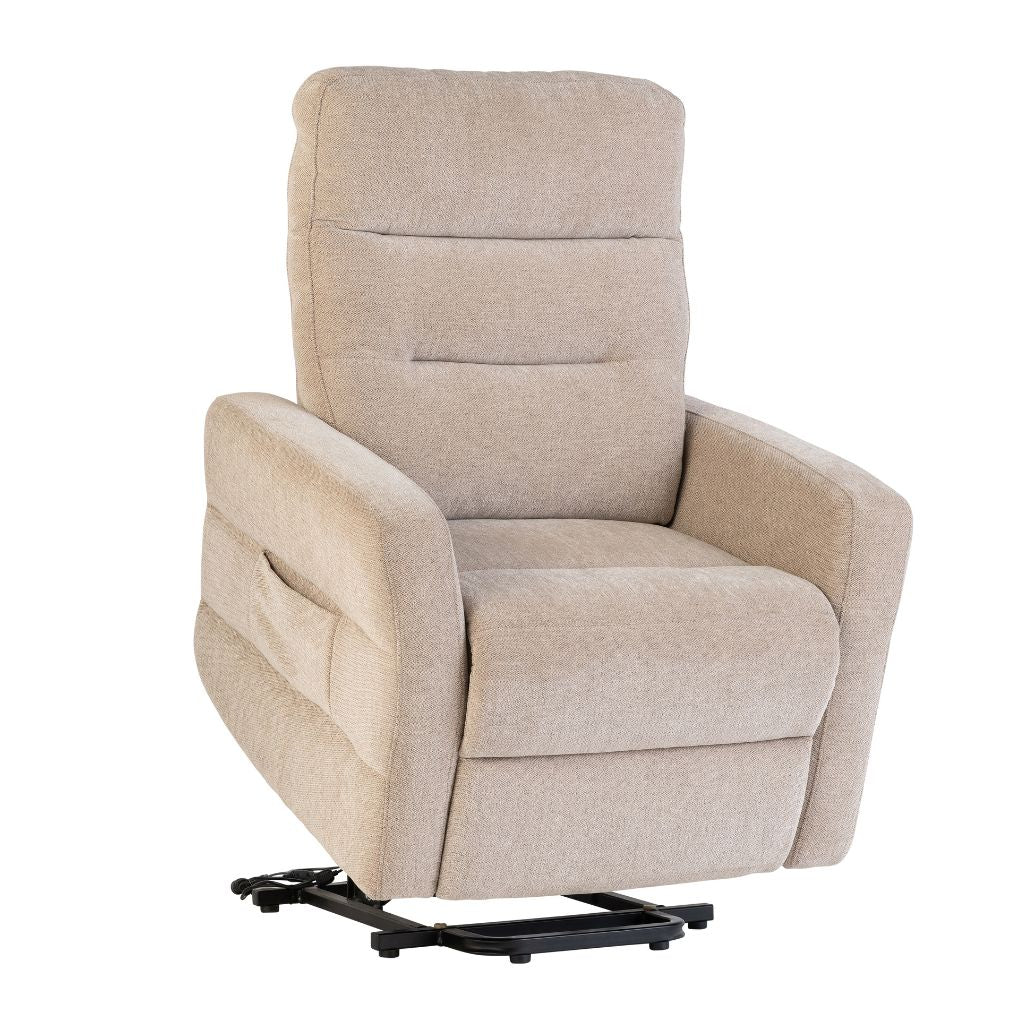 Magenta Mink Fabric Tilt and Rise Electric Recliner - Image 2