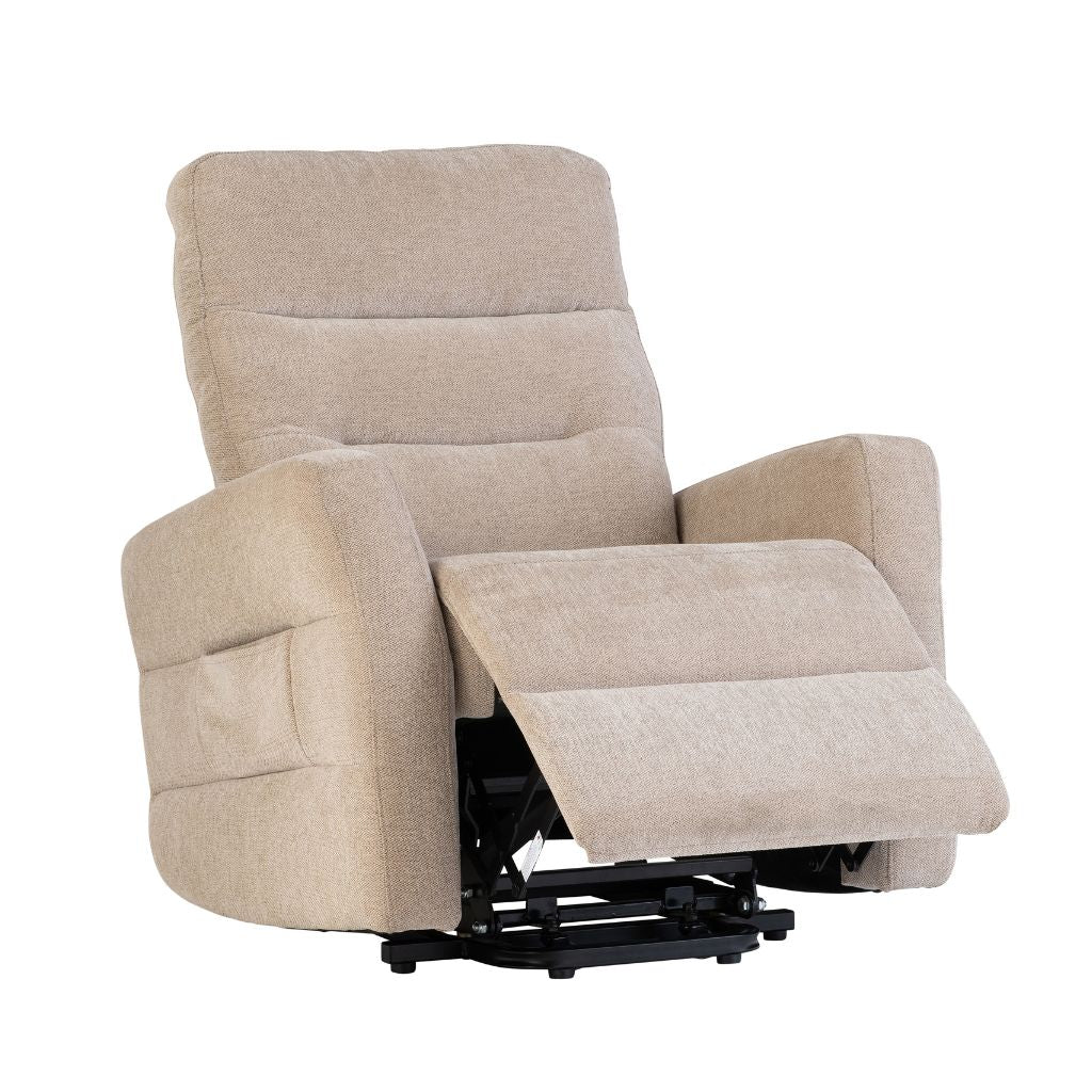 Magenta Mink Fabric Tilt and Rise Electric Recliner - Image 4