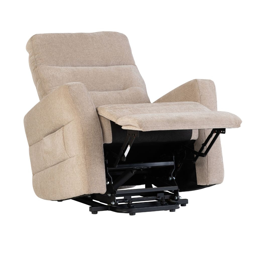 Magenta Mink Fabric Tilt and Rise Electric Recliner - Image 5