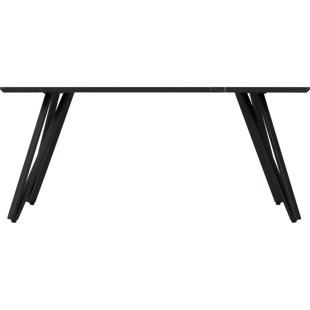 Marlow Black Marble Effect Coffee Table by Wholesale - Image 2