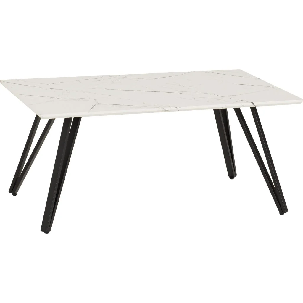 Marlow White Marble Effect Coffee Table by Wholesale