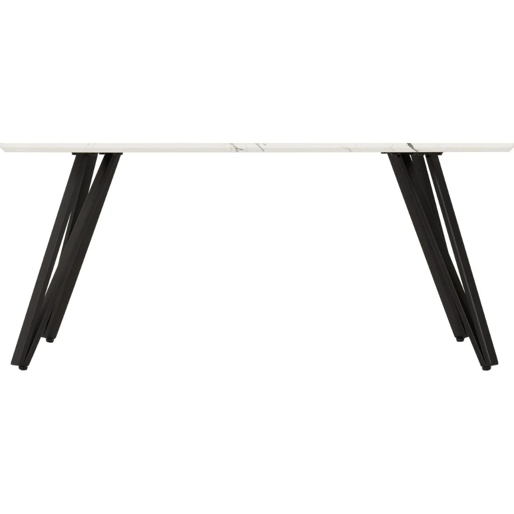 Marlow White Marble Effect Coffee Table by Wholesale - Image 2
