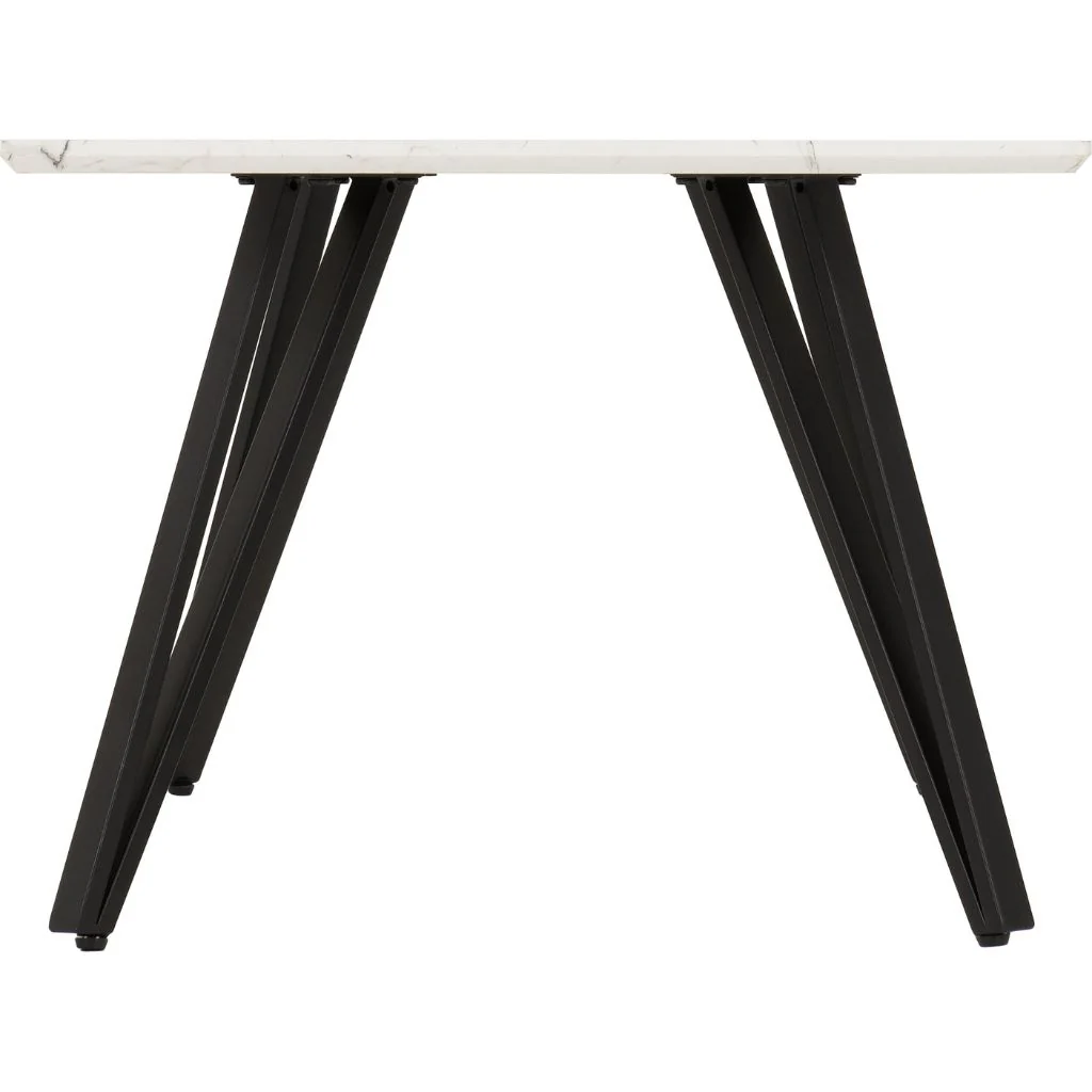 Marlow White Marble Effect Coffee Table by Wholesale - Image 3
