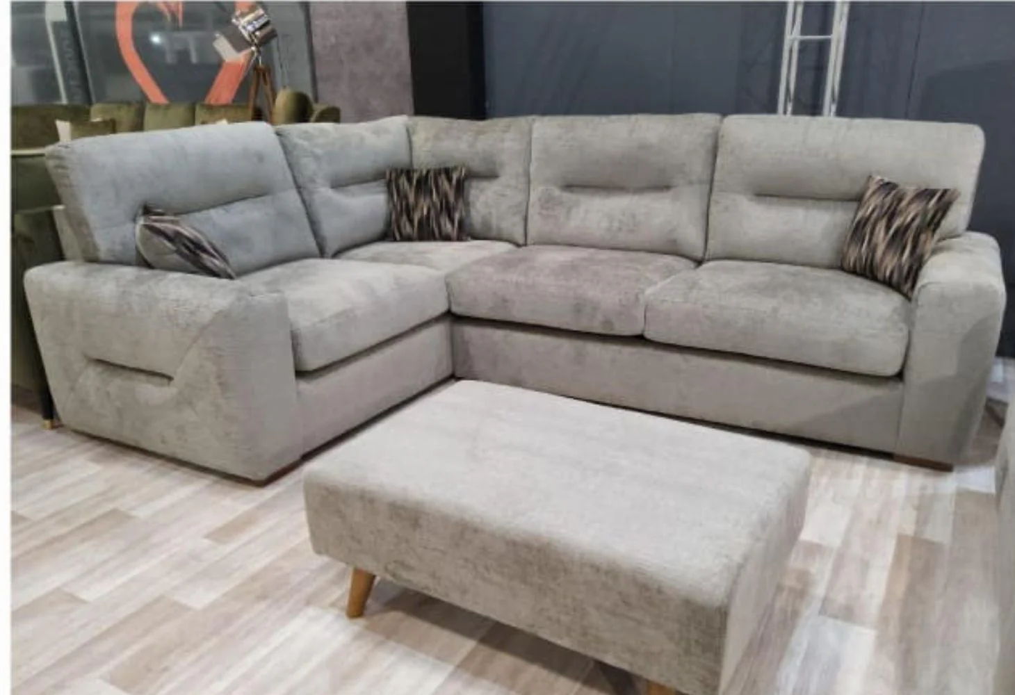Melrose Mink Sofa Range by Lebus - Image 10