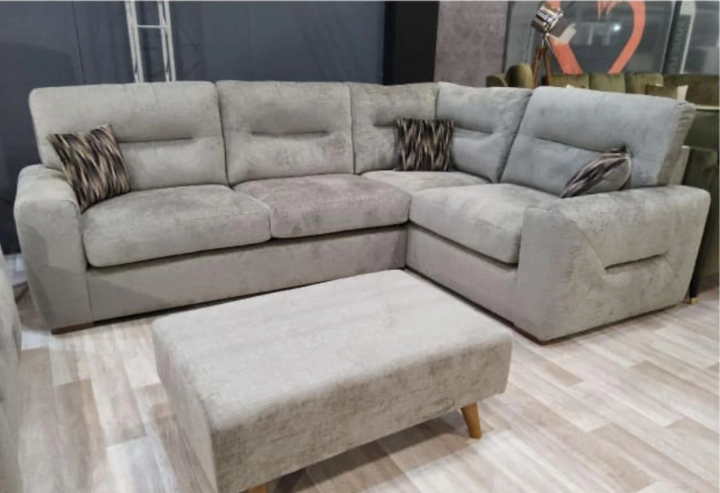 Melrose Mink Sofa Range by Lebus - Image 9