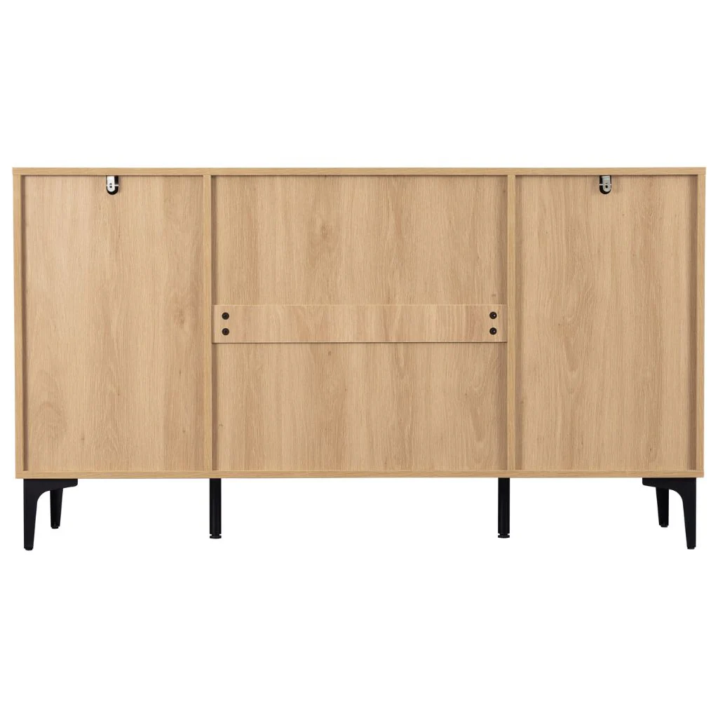 Miami Oak Effect 2 Door 3 Drawer Sideboard by Wholesale - Image 5