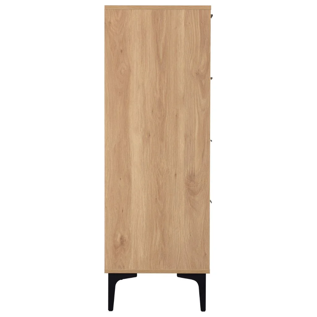 Miami Oak Effect 3+2 Drawer Chest by Wholesale - Image 3