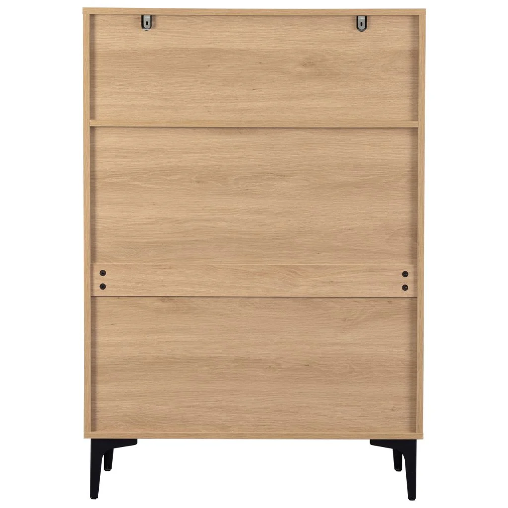 Miami Oak Effect 3+2 Drawer Chest by Wholesale - Image 4