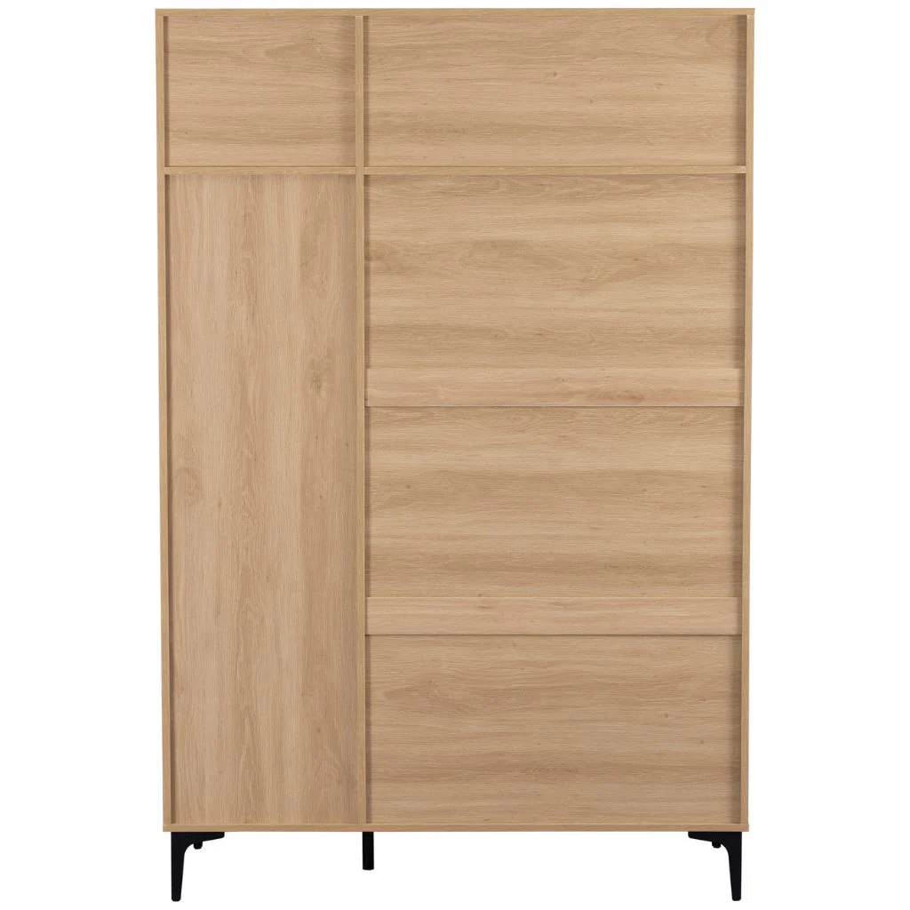 Miami Oak Effect 3 Door Wardrobe by Wholesale - Image 4