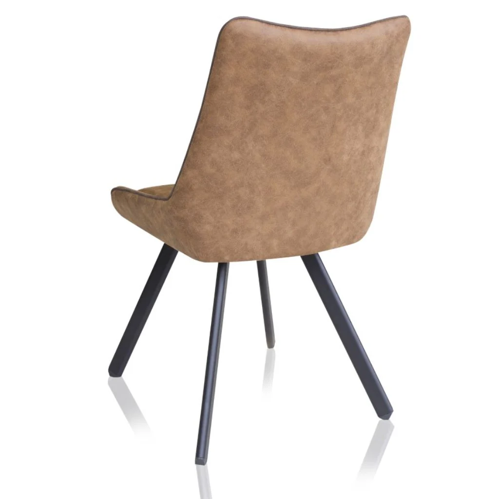 Miro Greige 1.6m Dining Table + Monty Chairs Range by Sofahouse - Image 3
