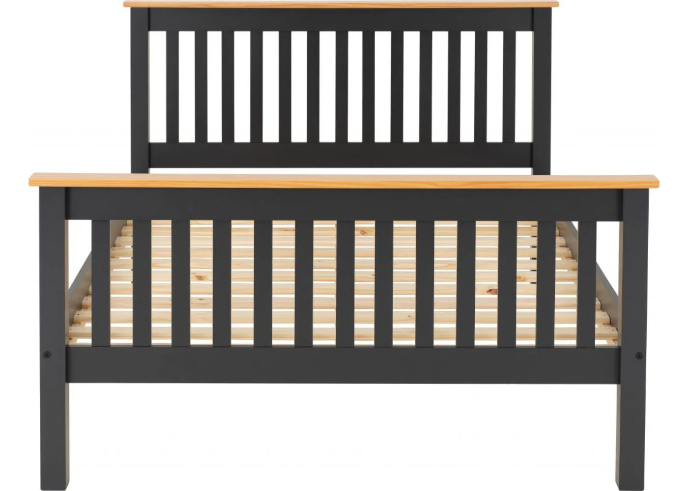 Monaco Grey/Oak High End Bedframe Range by Wholesale Beds - Image 11