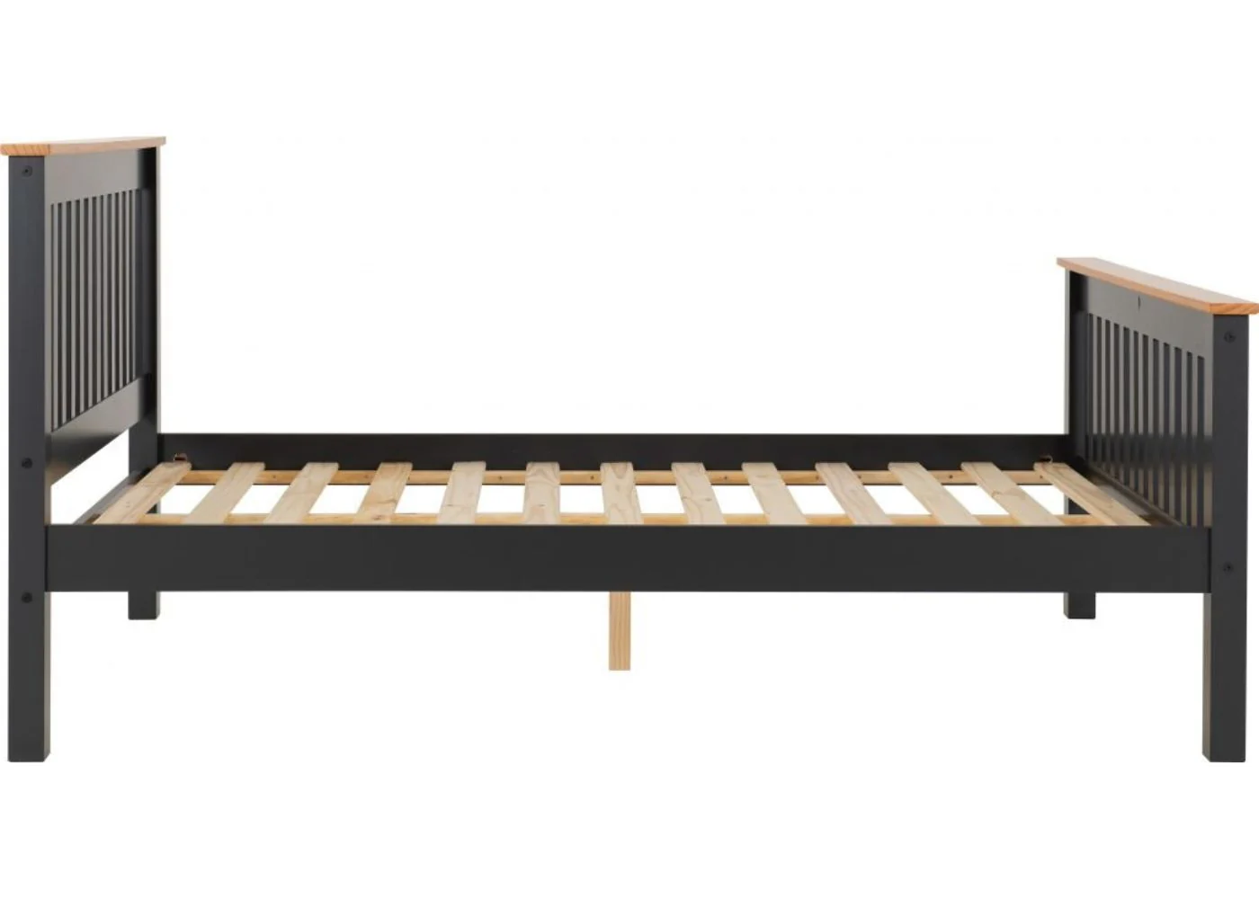 Monaco Grey/Oak High End Bedframe Range by Wholesale Beds - Image 12
