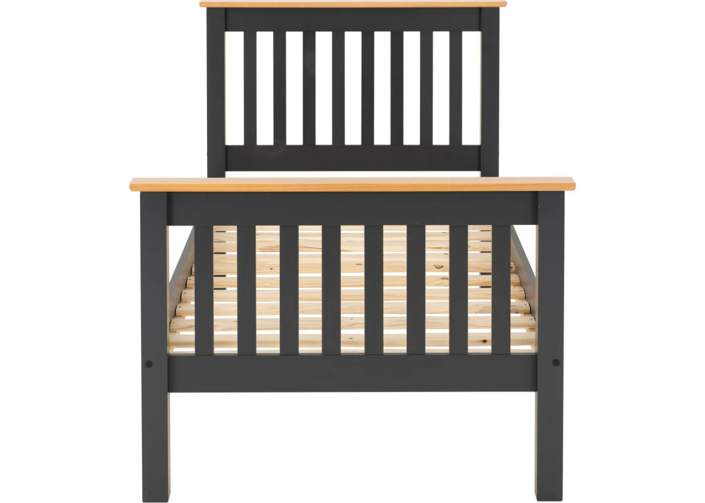 Monaco Grey/Oak High End Bedframe Range by Wholesale Beds - Image 3