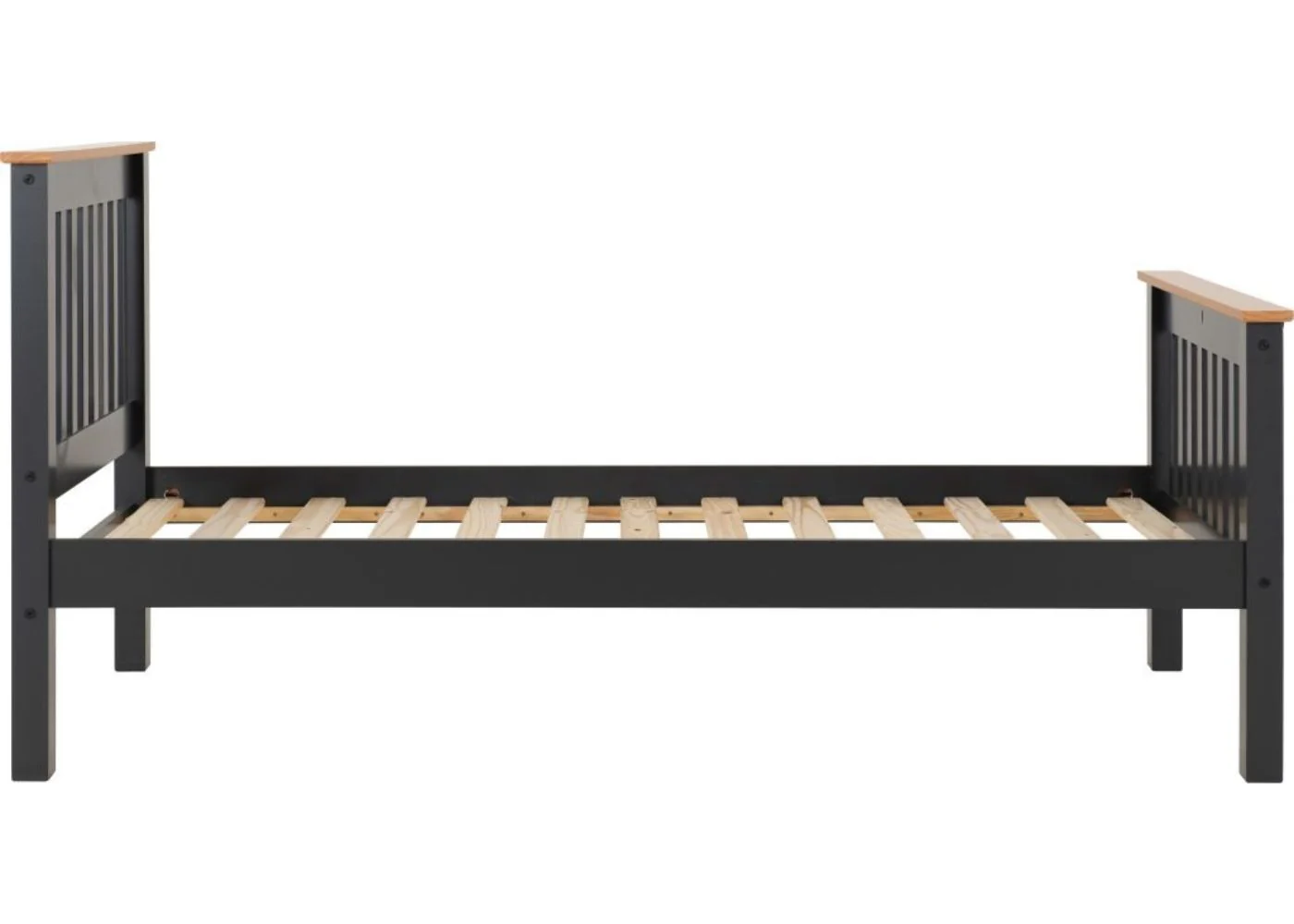 Monaco Grey/Oak High End Bedframe Range by Wholesale Beds - Image 4