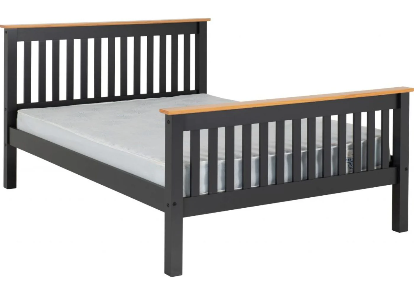 Monaco Grey/Oak High End Bedframe Range by Wholesale Beds - Image 6