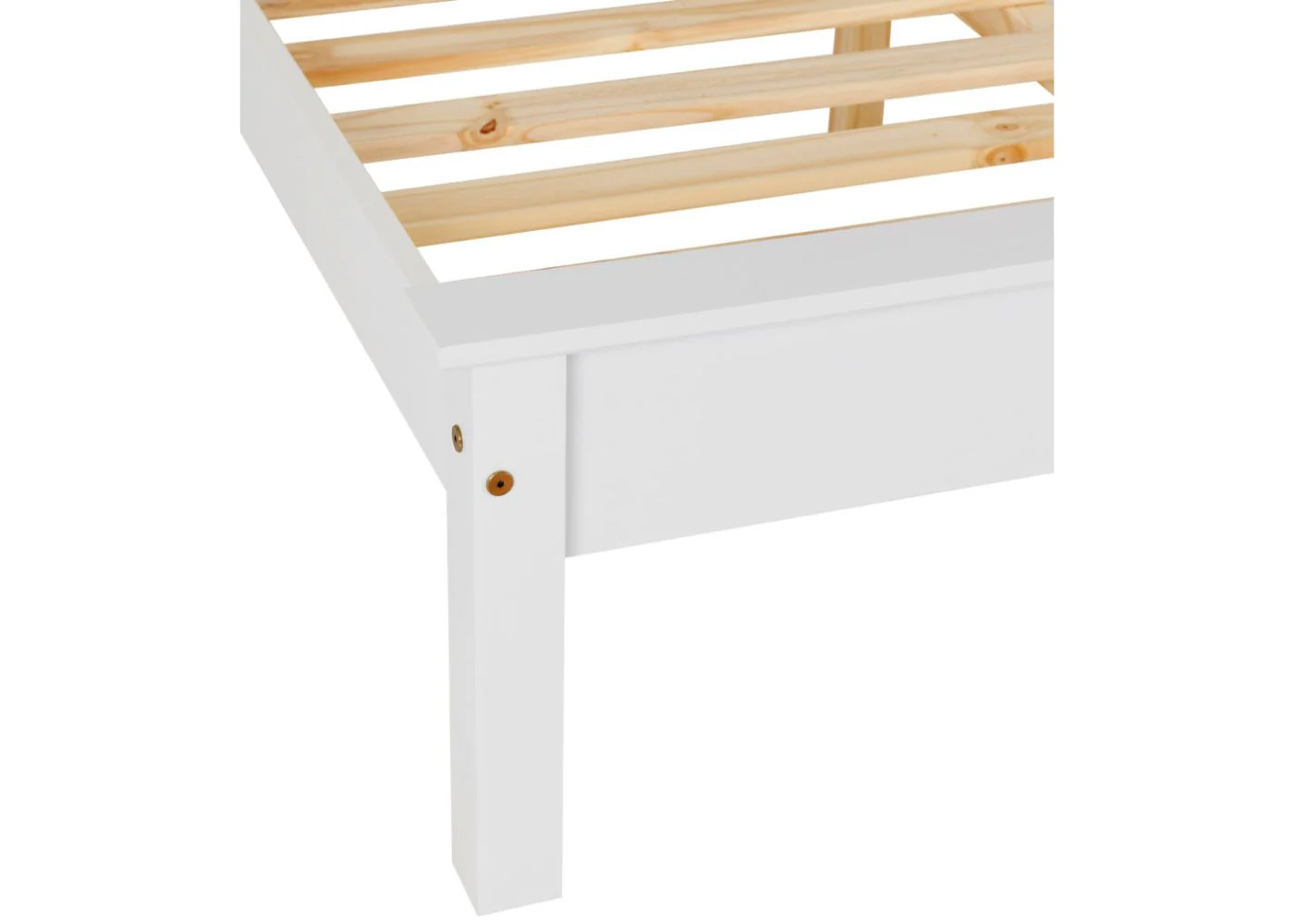 White Monaco Low End Bedframe by Wholesale - Image 18
