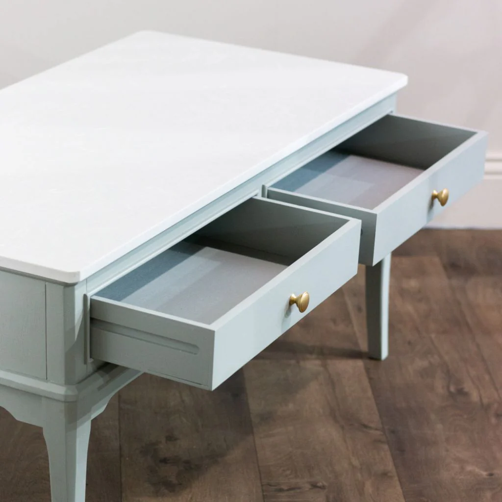 Monroe Sage 2 Drawer Coffee Table by Tara Lane - Image 2