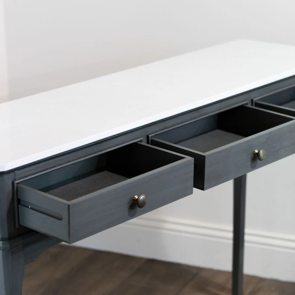 Monroe Russell 3 Drawer Console Table by Tara Lane - Image 3