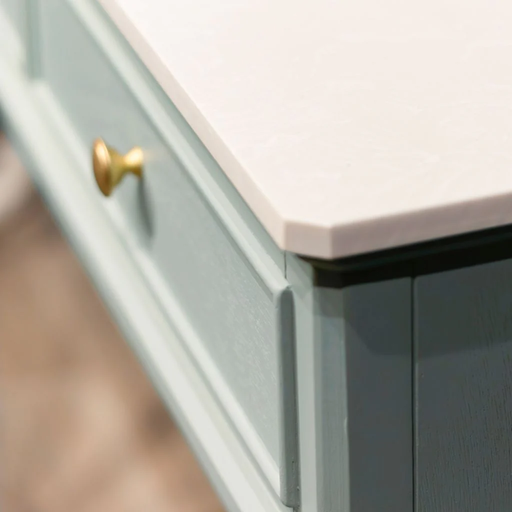 Monroe Sage 2 Drawer Console Table by Tara Lane - Image 4