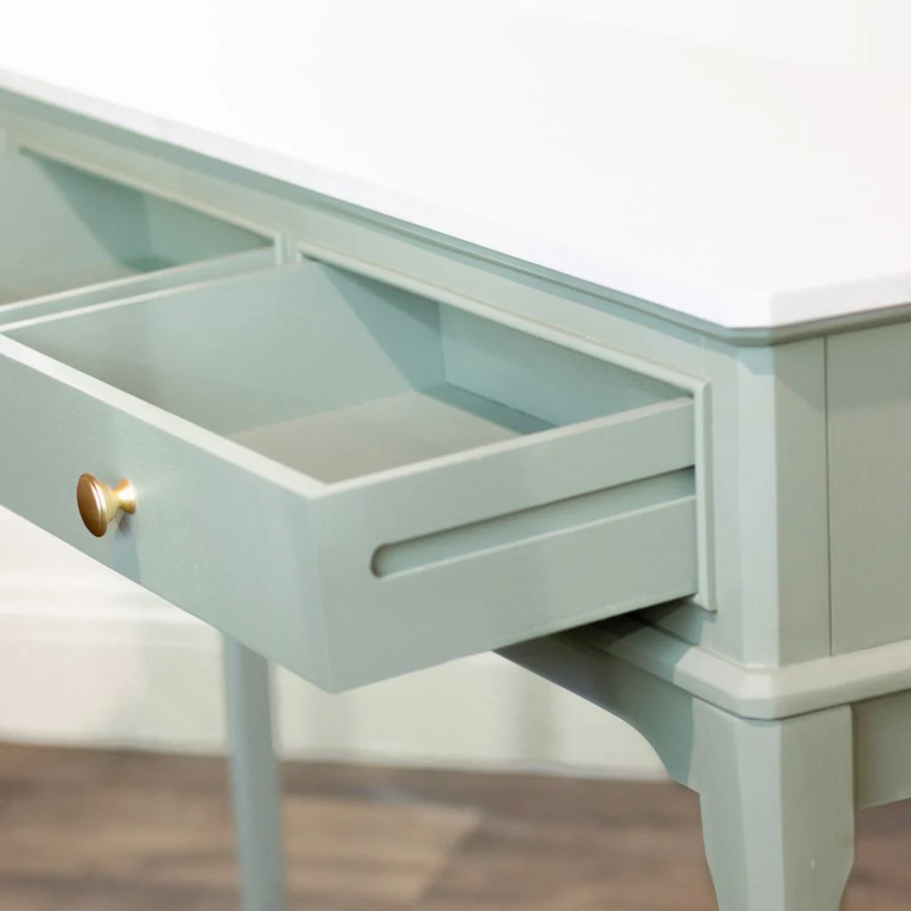 Monroe Sage 3 Drawer Console Table by Tara Lane - Image 2