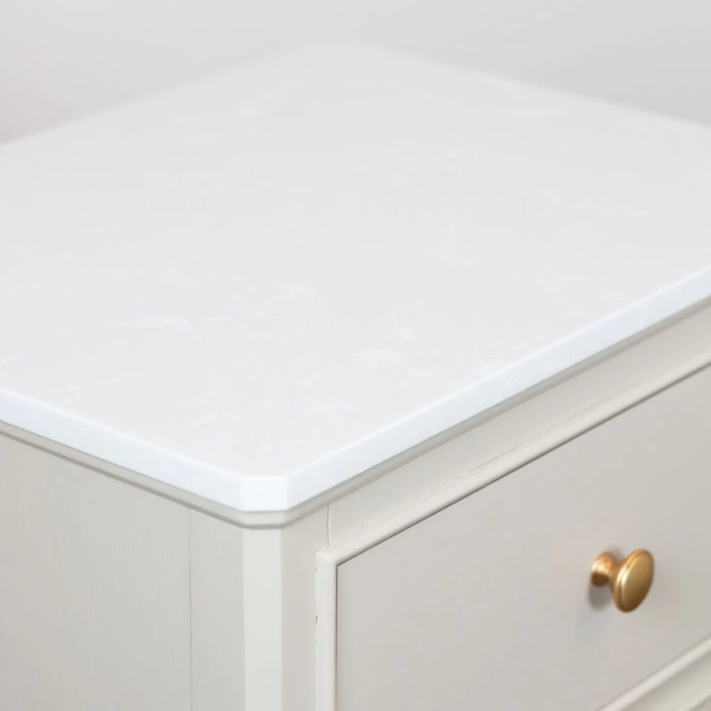 Monroe Stone 2 Drawer Accent Table by Tara Lane - Image 3