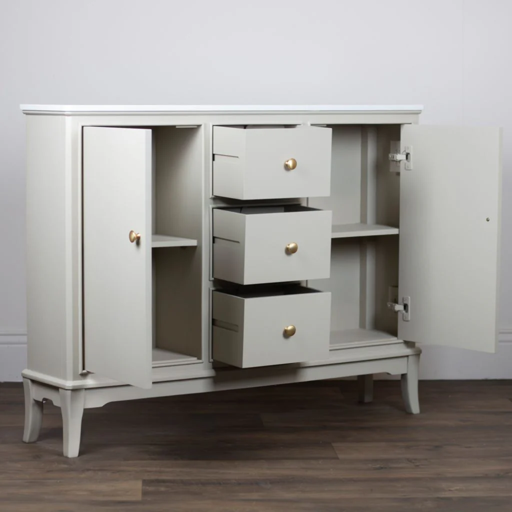 Monroe Stone Slim Sideboard by Tara Lane - Image 2