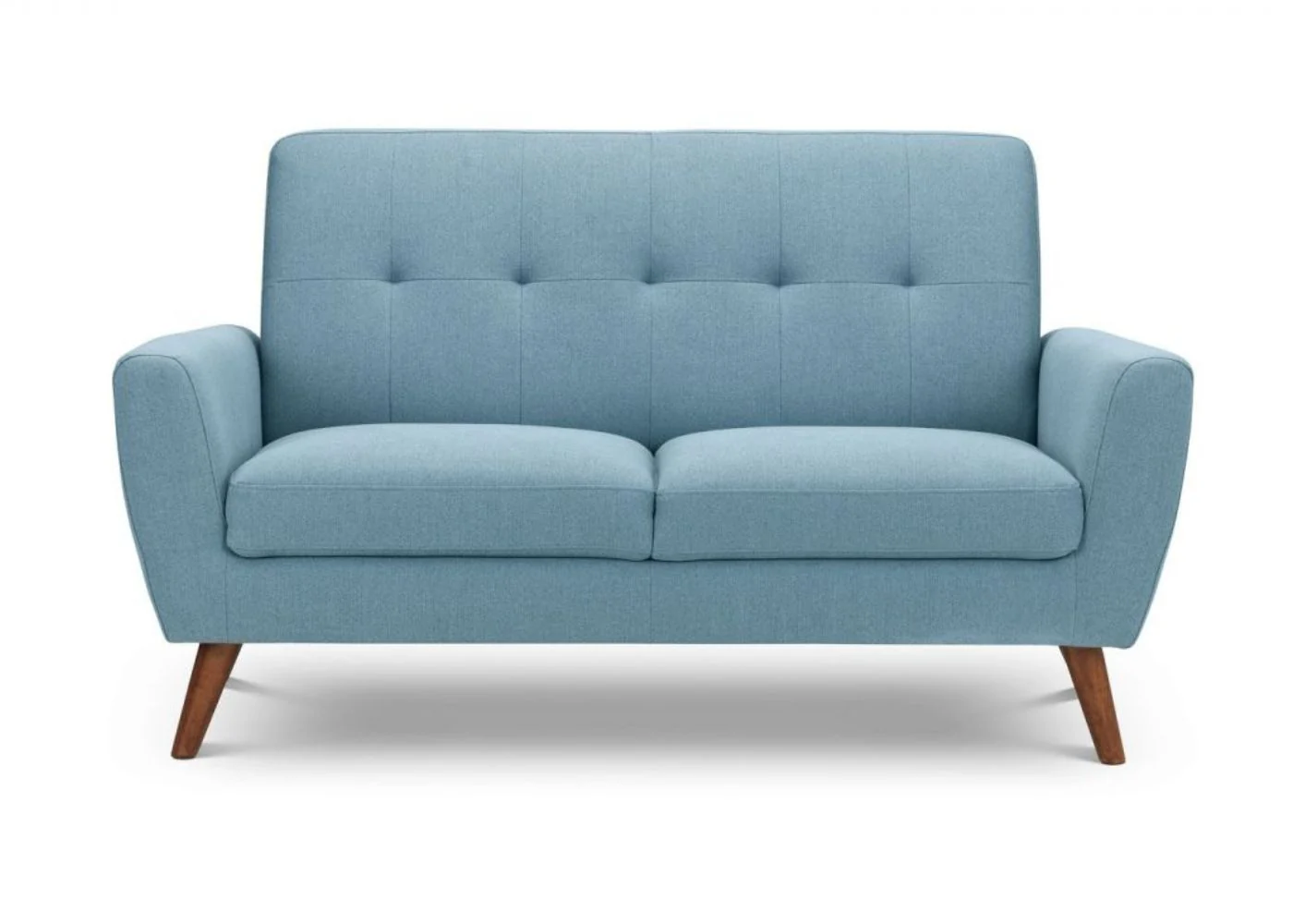 Monza Blue Compact Retro Sofa Range by Julian Bowen - Image 4