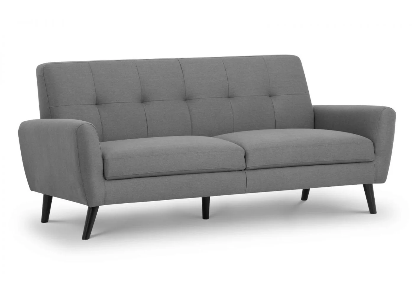 Monza Grey Compact Retro Sofa Range by Julian Bowen - Image 8