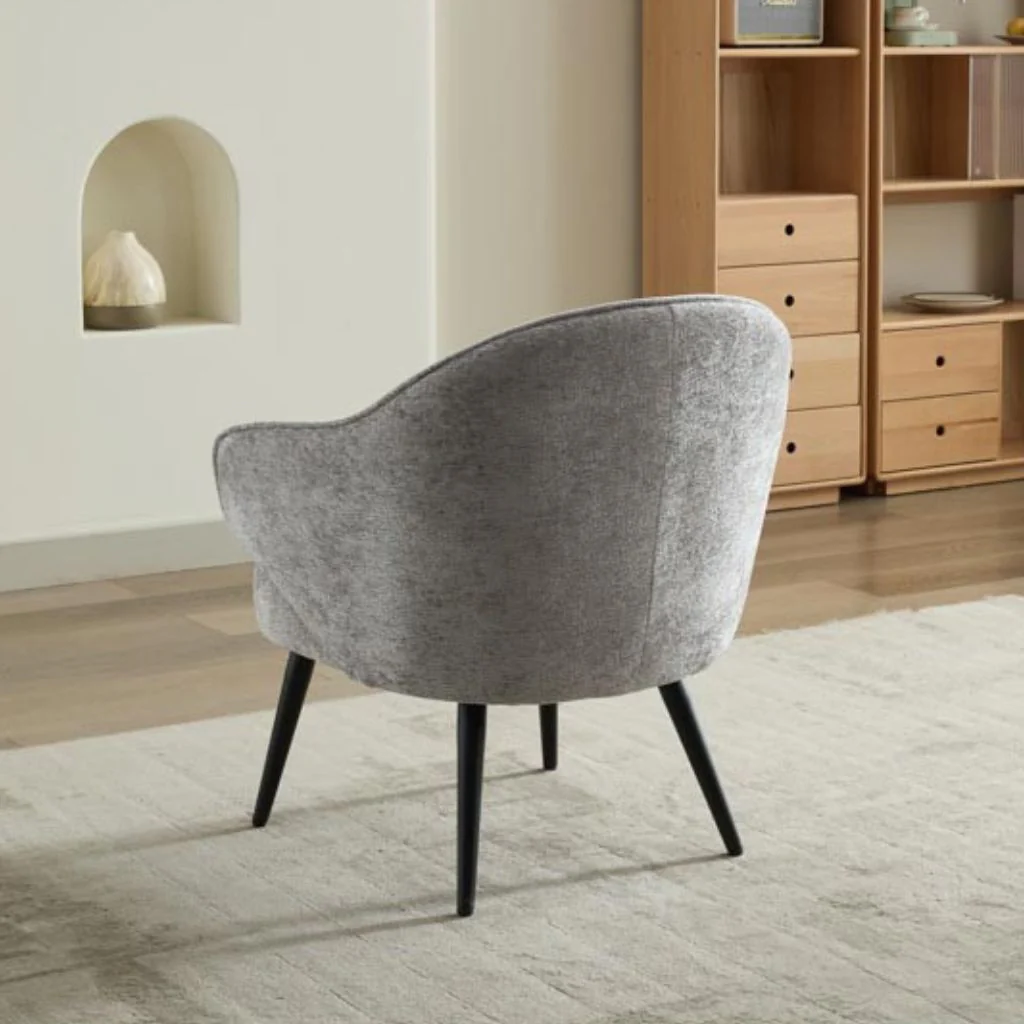 Morgan Grey Accent Chair by Image - Image 3