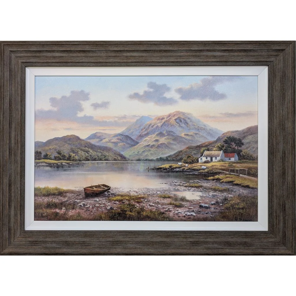 Mountain Loch Framed Picture by Artsource