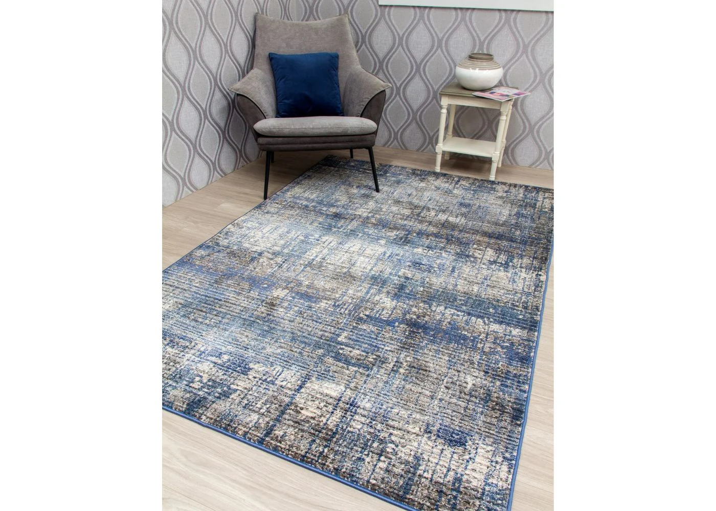 Mystique Blue Bohemian Rug Range by Floor Trends - Image 2