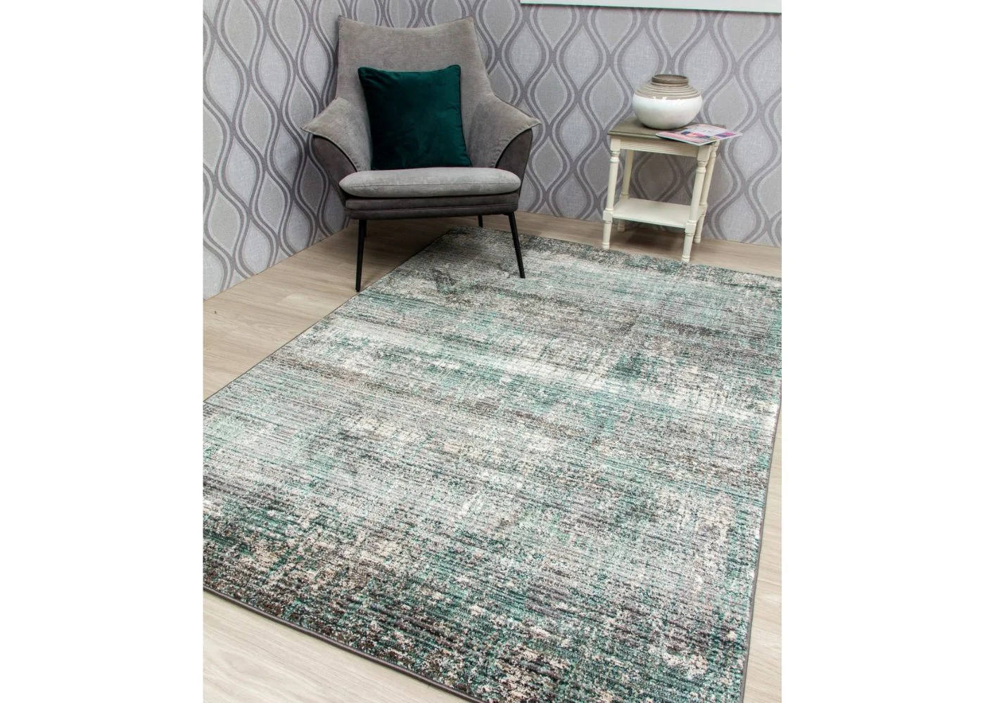 Mystique Green Bohemian Rug Range by Floor Trends - Image 2