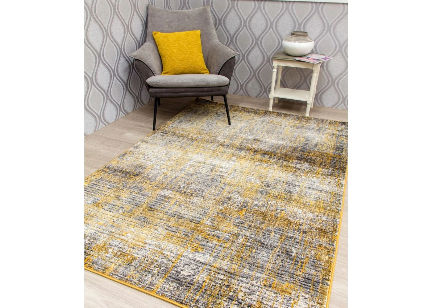 Mystique Yellow Bohemian Rug Range by Floor Trends - Image 2