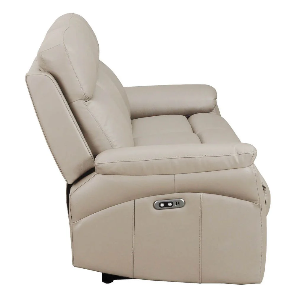 Nardo Cashmere Leather Electric Reclining Sofa Range by Vida Living - Image 5